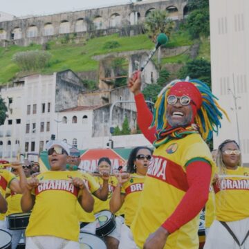 Em ação especial, Olodum responde à remanda viking e convoca torcida para Brasil x Noruega