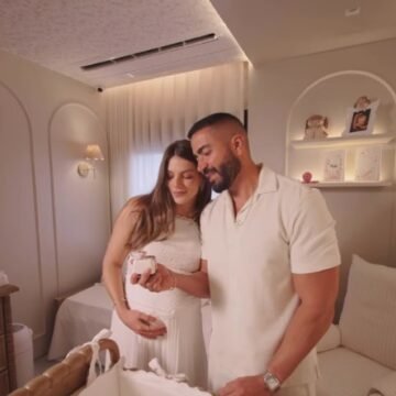 Rafa Marques e esposa fazem depoimento emocionante às vésperas da chegada da primeira filha: “Nossa vida já está mais completa”