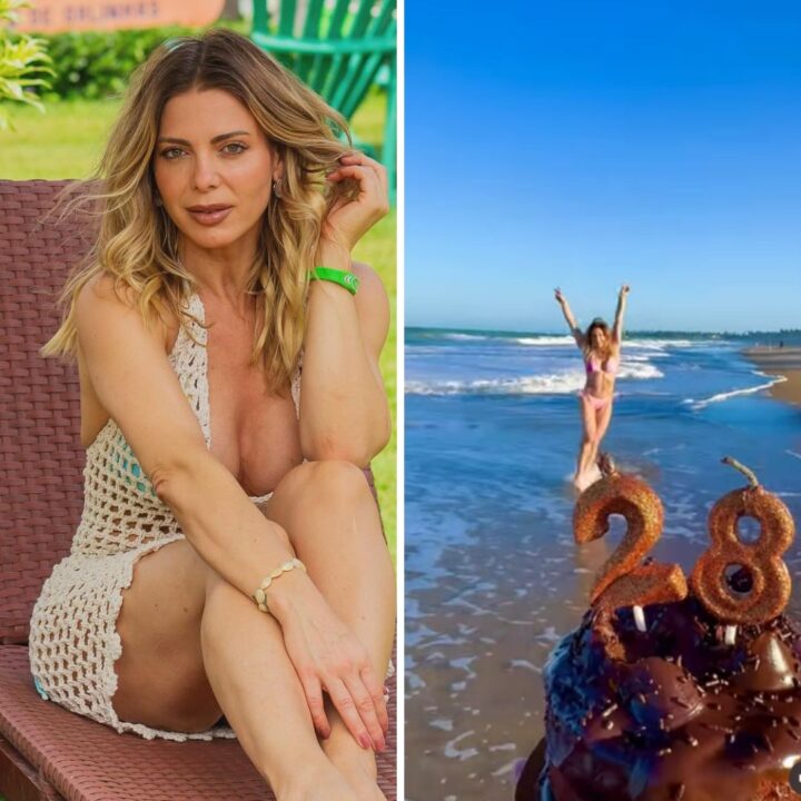 Sheila Melo comemora 48 anos com vídeo bem-humorado e brinca sobre a idade: ‘Corri da vela’