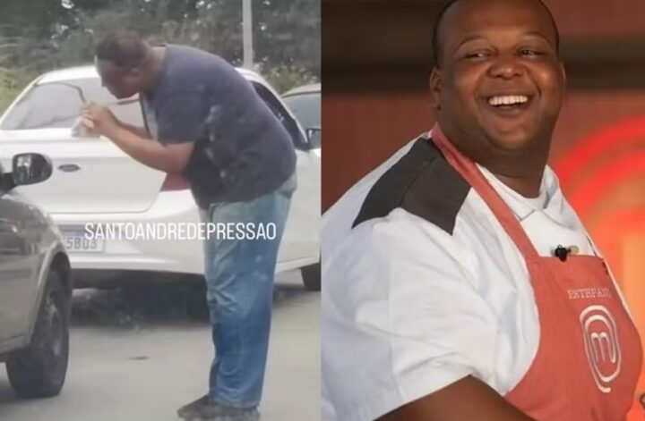 Vice-campeão do MasterChef é visto vendendo doces em sinal de trânsito