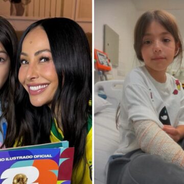 Filha de Sabrina Sato sofre acidente e apresentadora relata momento de tensão: ‘Meu coração foi junto’
