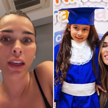 Tainá Militão se impressiona com talento de Helena, sua filha com Léo Pereira: ‘Uma artista’