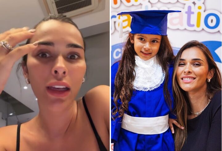 Tainá Militão se impressiona com talento de Helena, sua filha com Léo Pereira: ‘Uma artista’
