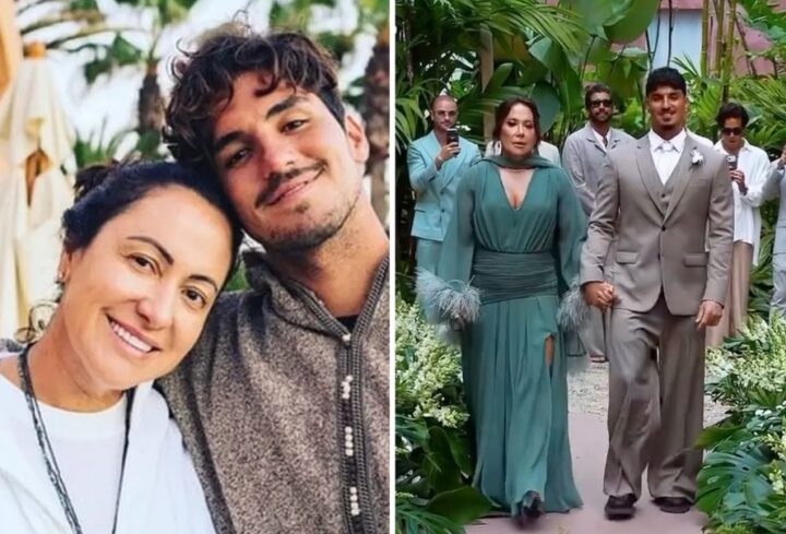 Mãe de Gabriel Medina faz declaração emocionante após casamento do surfista com Isabella Arantes