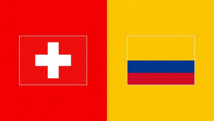Suíça x Colômbia, onde assistir ao vivo pela Copa do Mundo em duelo pela última vaga nas quartas