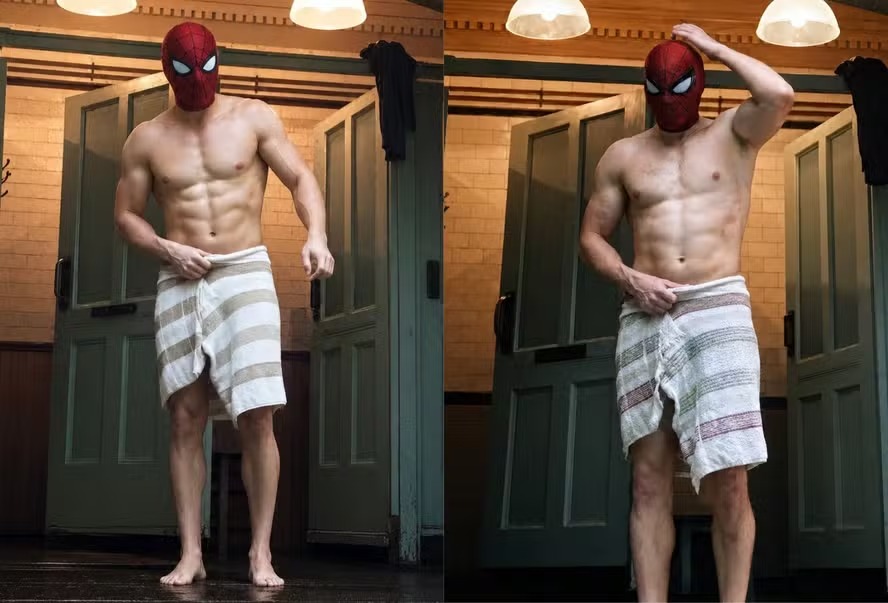 Tom Holland chama atenção com cenas sem camisa em novo filme do Homem-Aranha