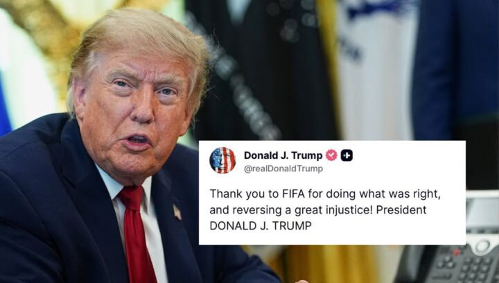 Trump agradece à Fifa por anular suspensão de jogador dos EUA: “Obrigado por fazer o que era certo”