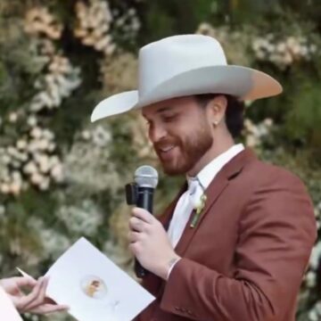 Votos de casamento de Gustavo Tubarão causam polêmica na web: “Se eu sou o padre anulo o casamento na hora”