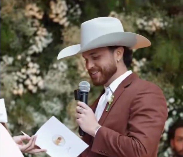 Votos de casamento de Gustavo Tubarão causam polêmica na web: “Se eu sou o padre anulo o casamento na hora”