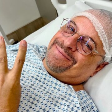 Com 40 anos de carreira, ator passa pela décima cirurgia após grave acidente de moto