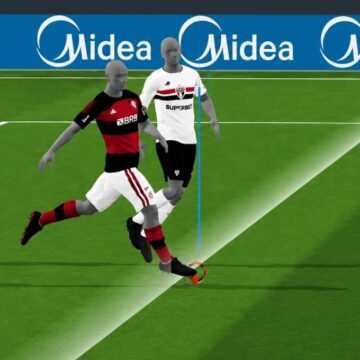 Impedimento semiautomático do Brasileirão não é igual ao da Copa; entenda diferenças