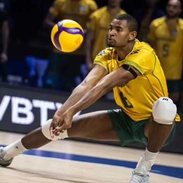 Brasil vence a China, mas cai na primeira fase da Liga das Nações de vôlei masculino