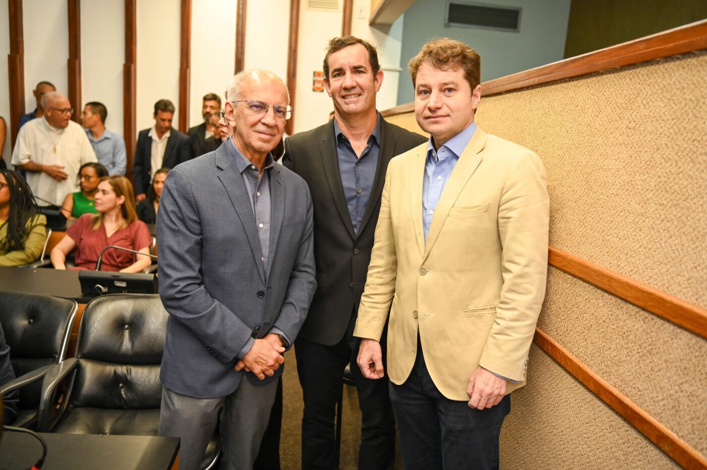 Marcelo Oliveira, Daniel Stern e Alberto Abubakir