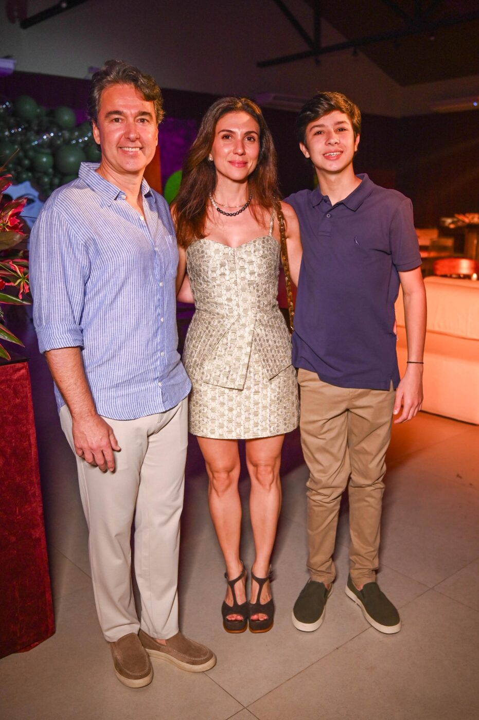 Rodrigo, Marcela e João Amorim