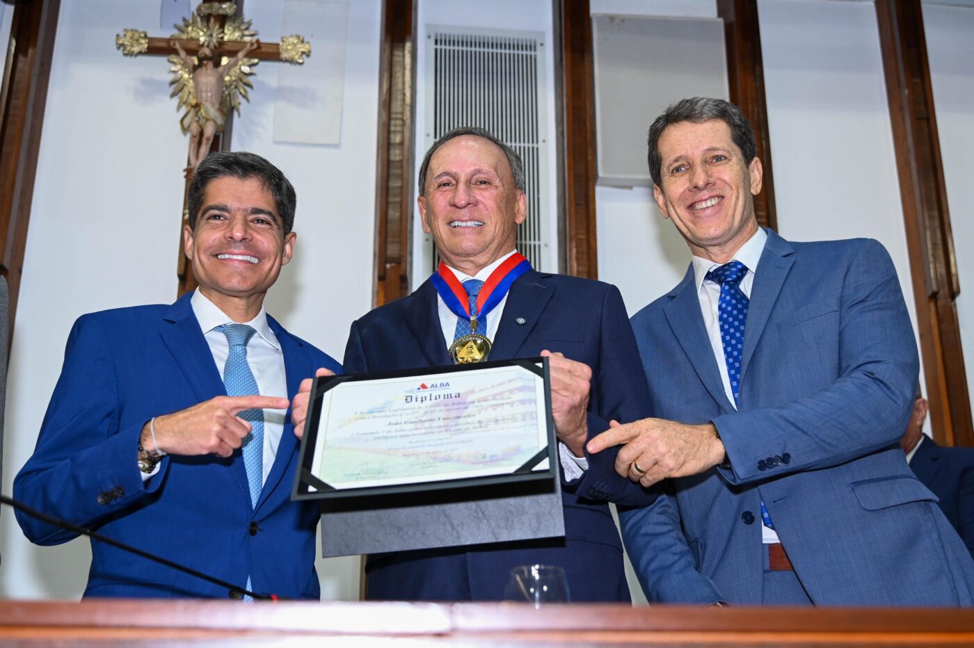ACM Neto, João Gualberto e Zé Cocá