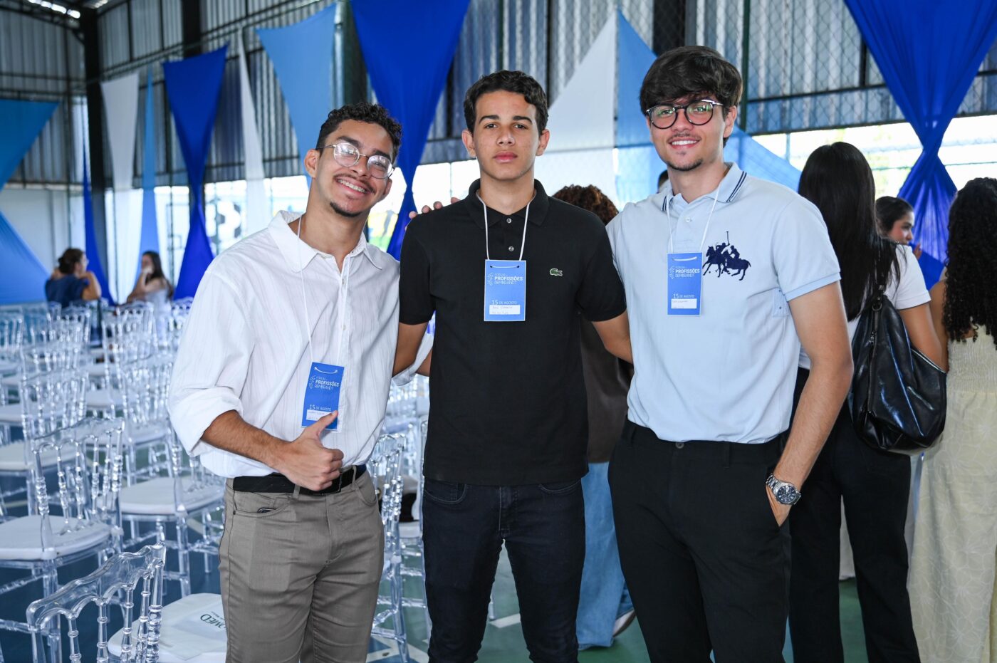 Matheus Ribeiro, Davi Correia e Pedro Vasconcelos