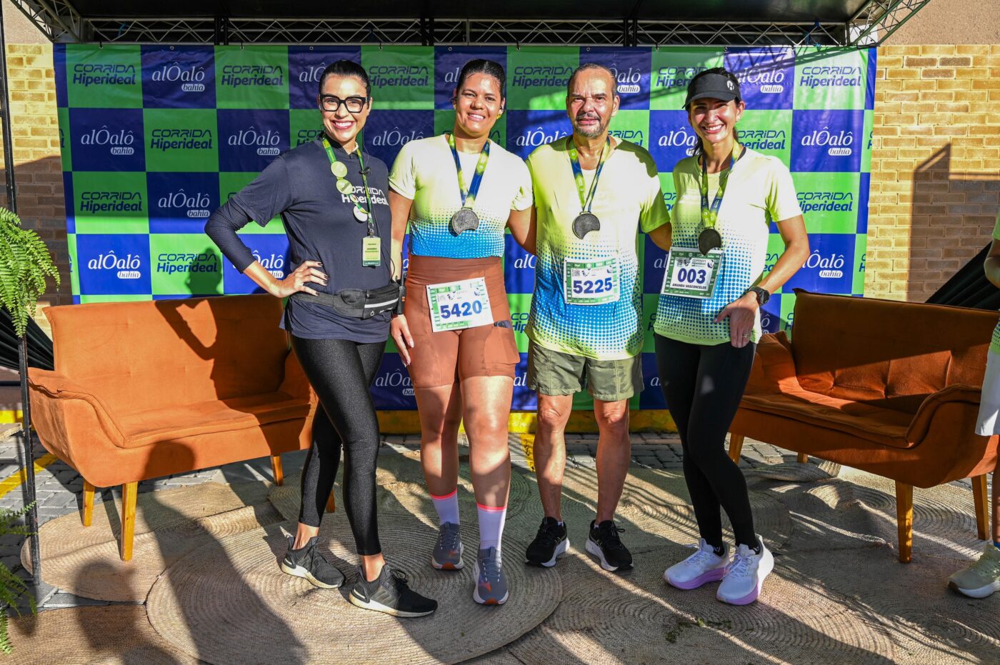 Amanda Kruschewsky, Vimilly Cerqueira, Francisco Elias e Amanda Vasconcelos 