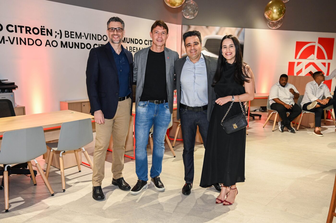 Anderson Santos, George Pinto, Antônio Meira Júnior e Paula Gama Meira