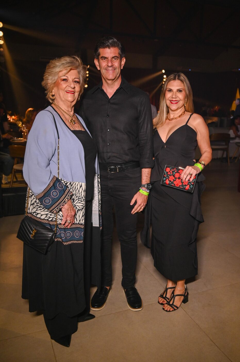Ana, Guilherme e Sirley Chalhoub