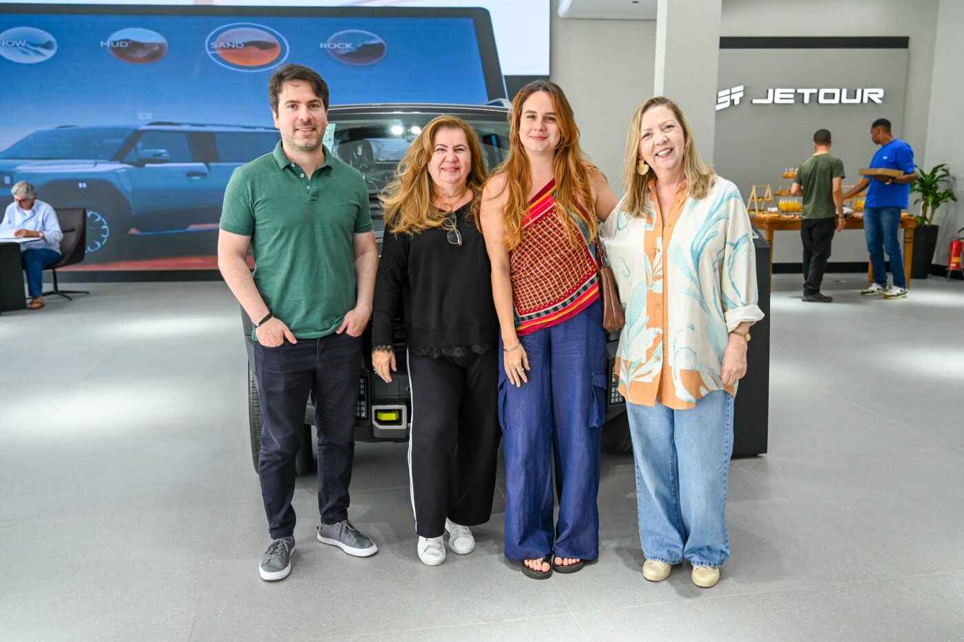 Diego Fraiz, Benita, Fernanda e Renata Gonzalez