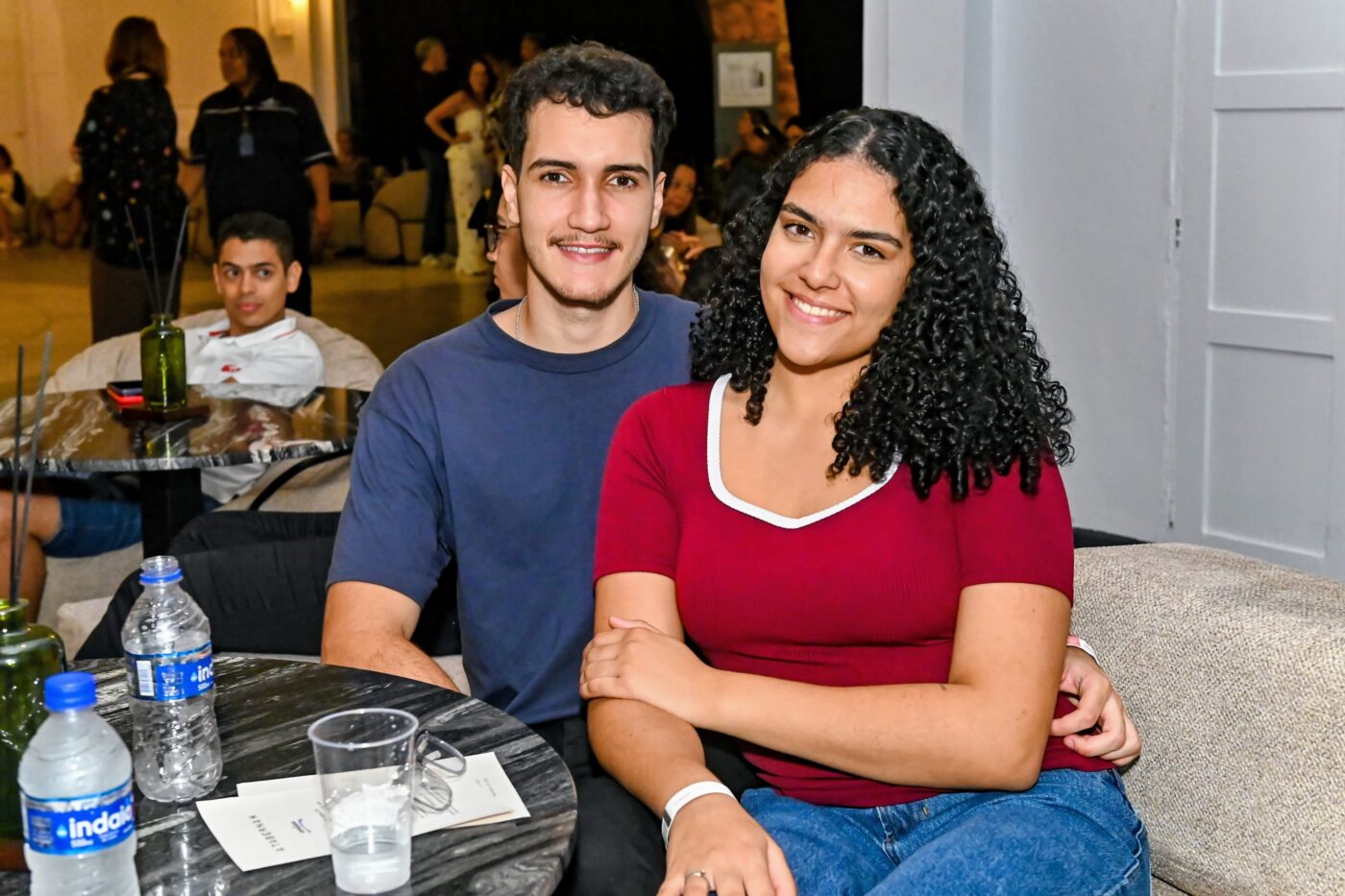 Marcelo Bahia e Marina Luisa Góes