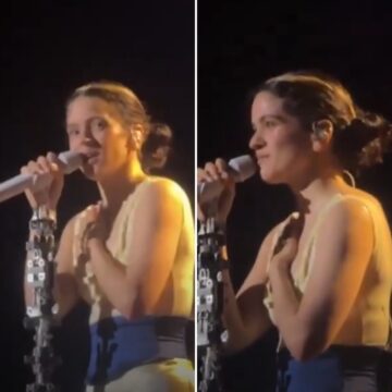 Rosalía encanta público em show no Brasil e se declara ao Rio: ‘Cidade tocada pelos deuses’
