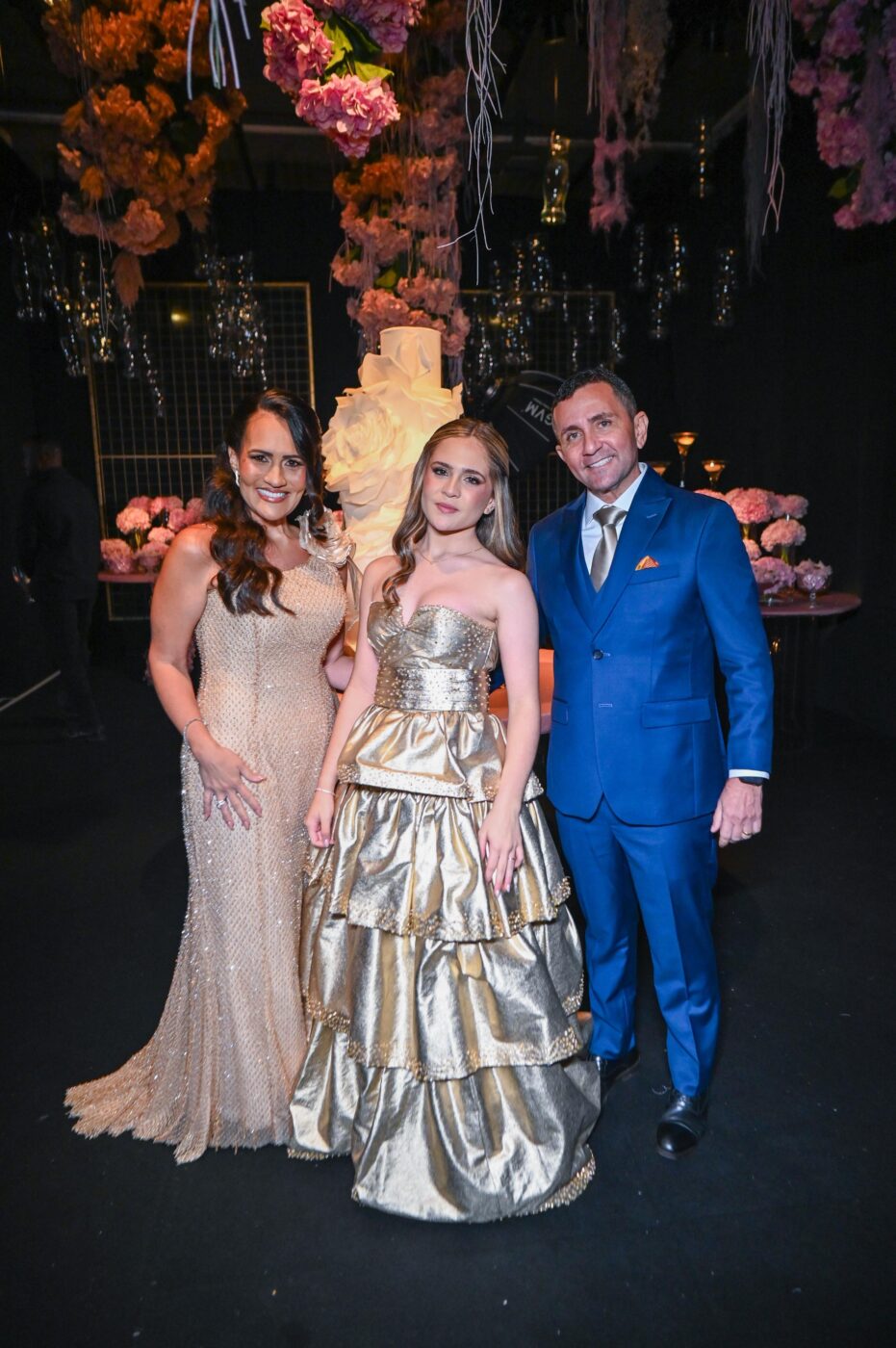Isabela, Ana Beatriz e Carlos Navarro