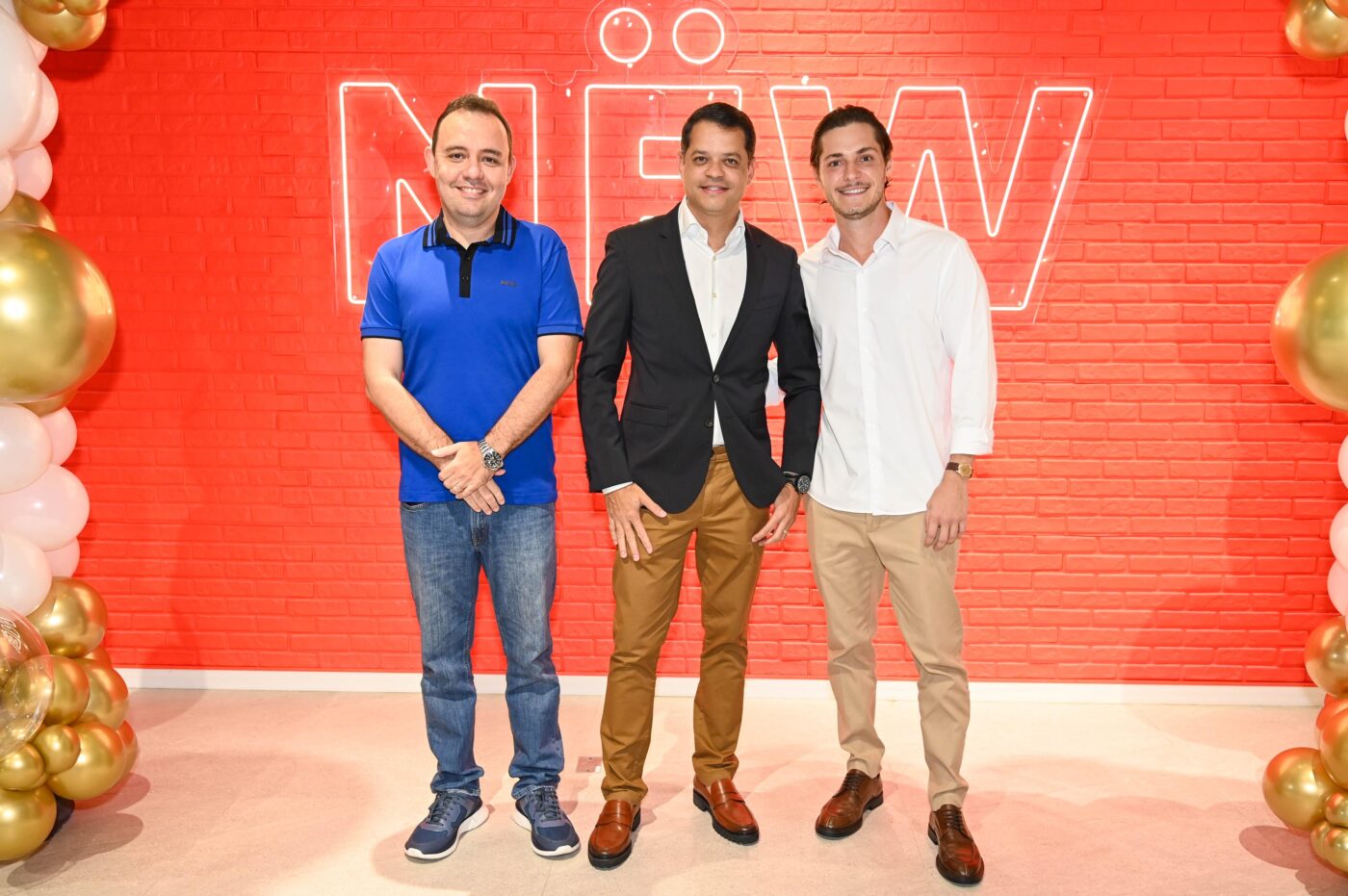 Frederico Amado, Anderson Tolentino e Rafael Sampaio