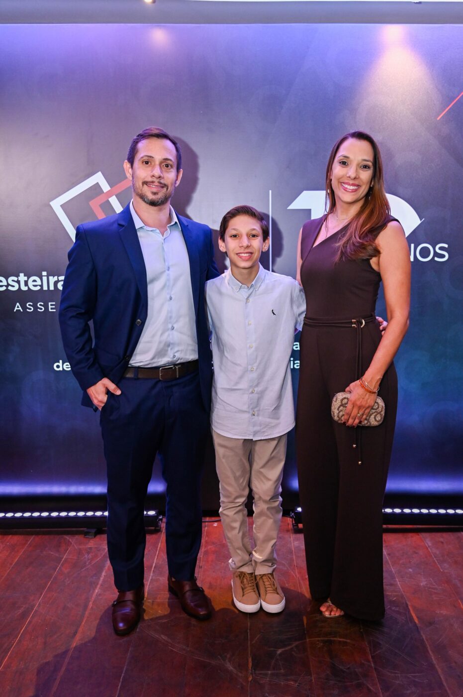 André, Manuela e Gabriel Fialho