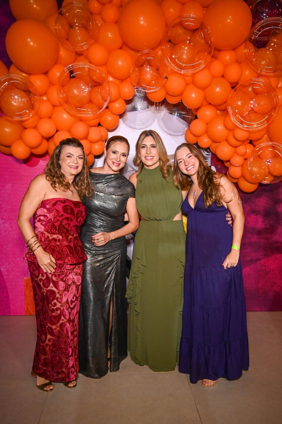 Marileide Cintra, Paula Papaleo, Carla Greenhalgh e Júlia Cintra