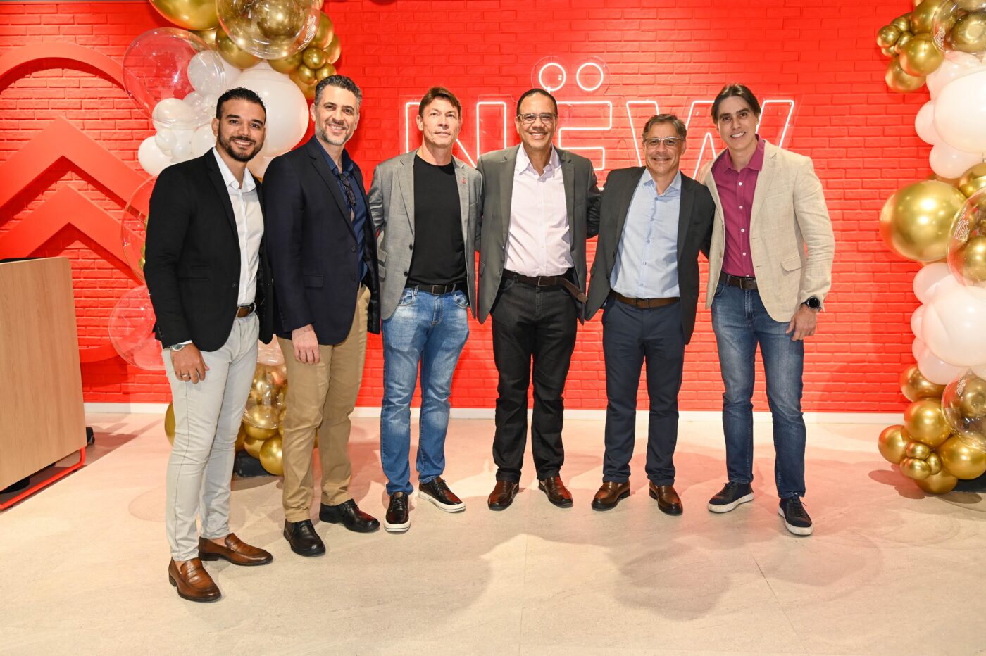 Silvio Filho, Anderson Santos, George Pinto, Paulo Alves, Marco Cardoso e José Lucatelli