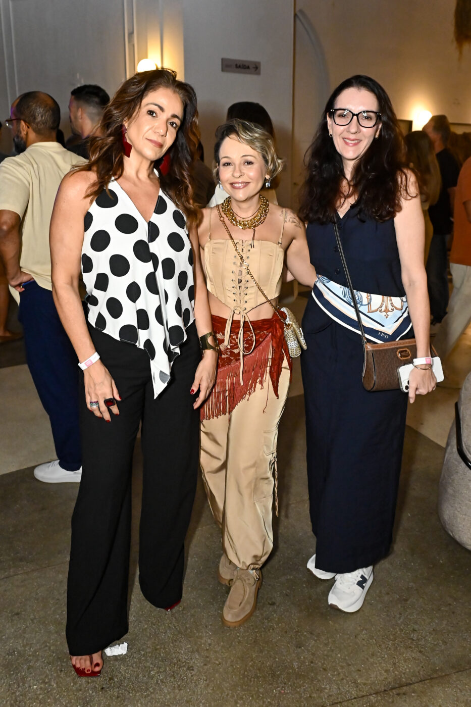 Claudia Gideão, Patrícia Souza e Alessandra Salarolli