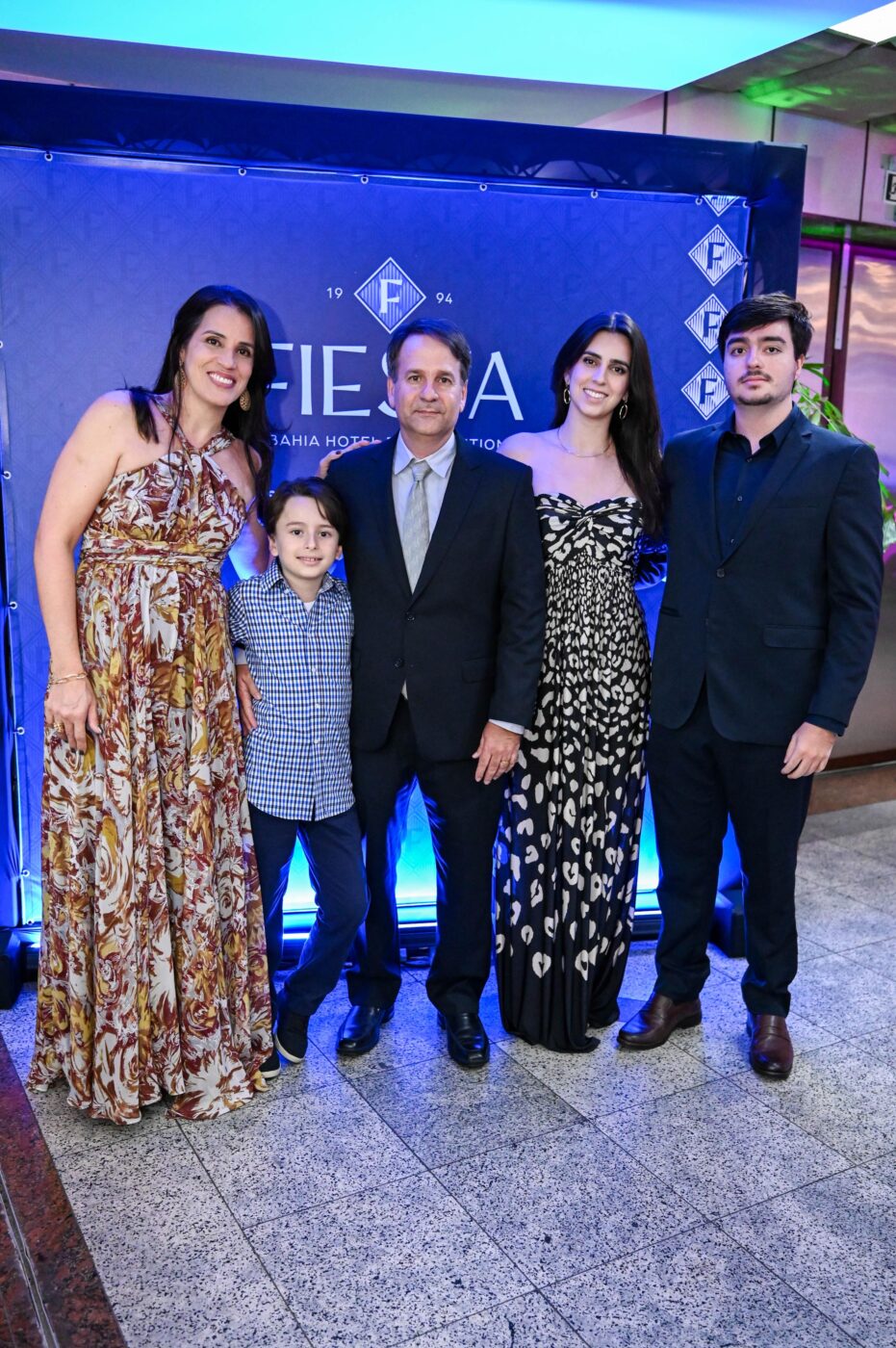 Márcia, Heitor, Severino, Nicole e Arthur Vidal