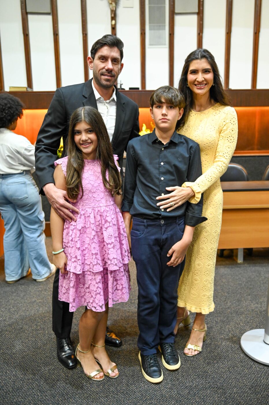 Matheus Froes, Amanda, Isabela e Pedro Vasconcelos Froes