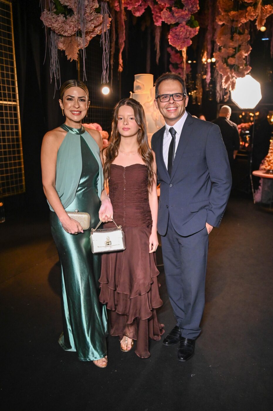 Paula, Mariana e Michel Ribeiro