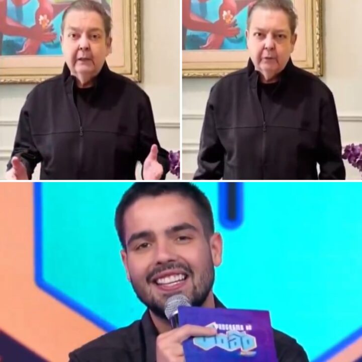 Em rara aparição, Faustão surpreende filho durante programa: ‘Orgulho e admiração’