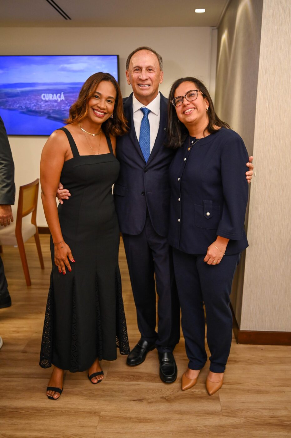 Cris Correia, João Gualberto e Ana Paula Matos