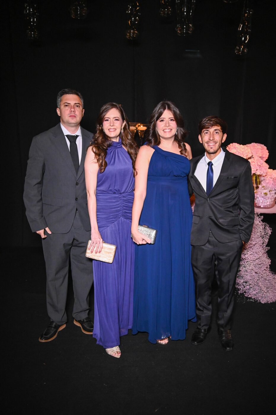 Romeu Junior, Carolina Gomes, Gabriela Gomes e Diogo Vieira