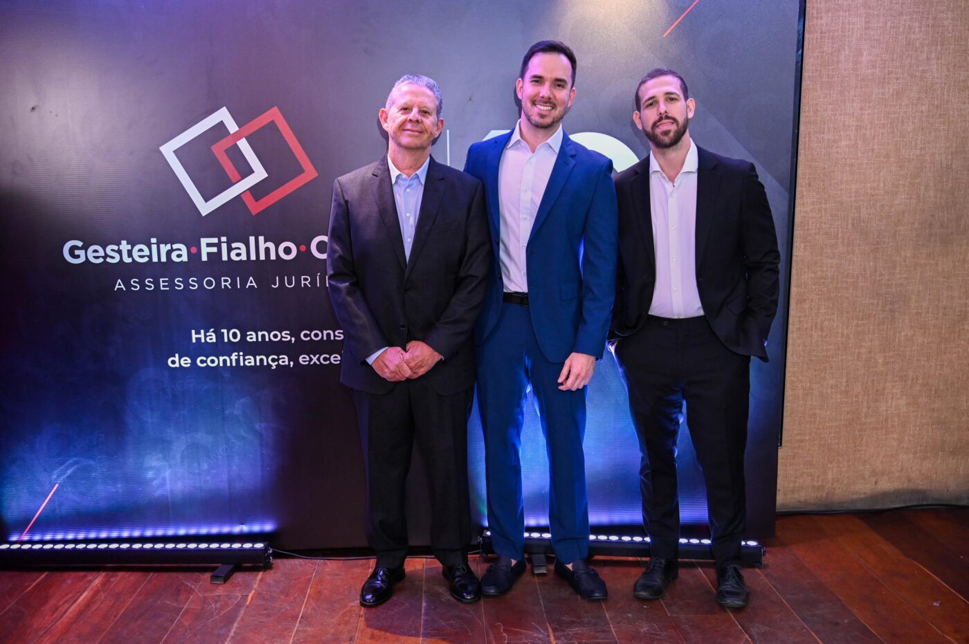 Oscar Falcão, Rodrigo Oliveira e Vitor Falcão