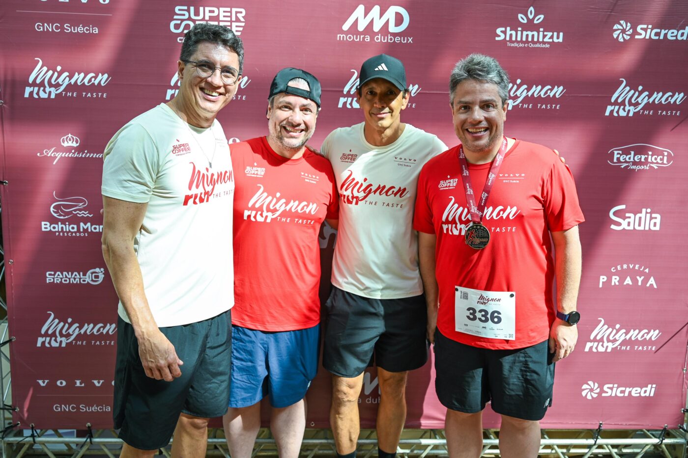 Danilo Haum, Ricardo Cal, Paulo Bahia e Rafael Cal