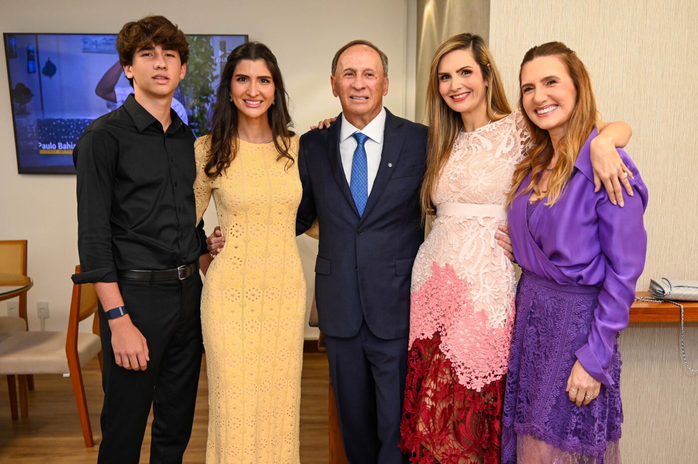 João Thomaz, Amanda, João Gualberto, Mayra e Geisy Fiedra