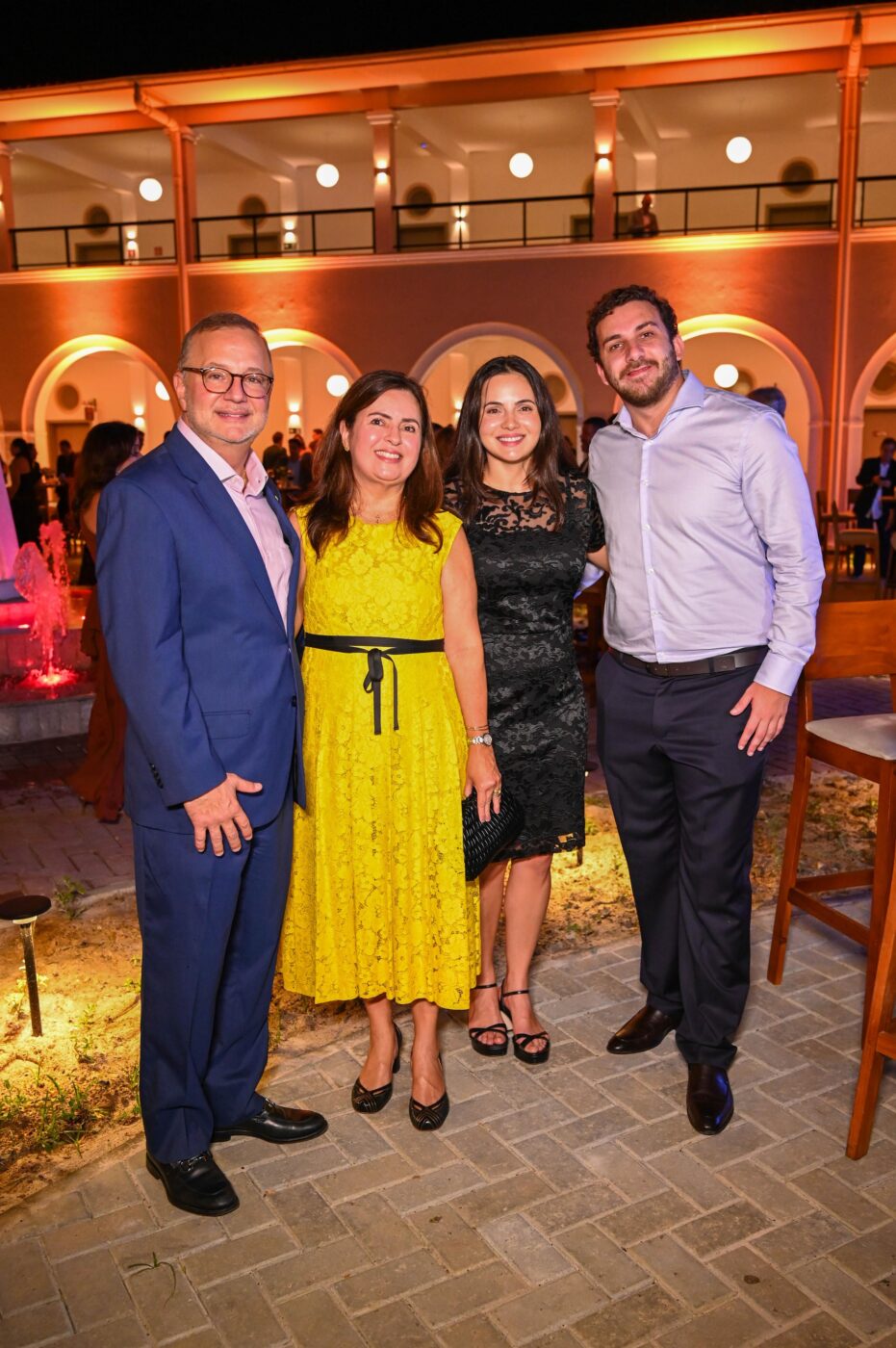 Fábio, Luciana, Letícia Vilas-Boas e Raphael Cicone