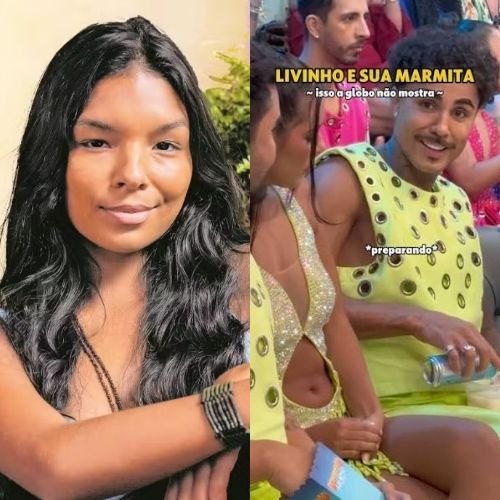 Mell Muzzillo faz cara de nojo ao ver MC Livinho comer marmita no ‘Dança dos Famosos’