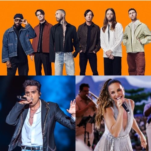 Maroon 5, Luan Santana, Ivete Sangalo e mais: shows que vão agitar Salvador no segundo semestre