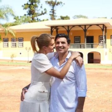 Ana Hickmann e Edu Guedes transformam fazenda de 180 anos para casamento com vila italiana e jardim assinado pela apresentadora
