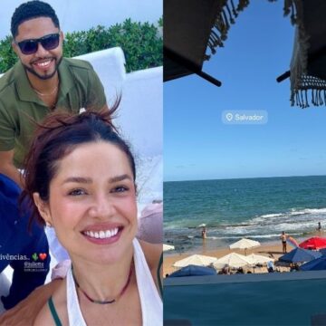 Juliette é tietada por fãs no Principote durante domingo em Salvador