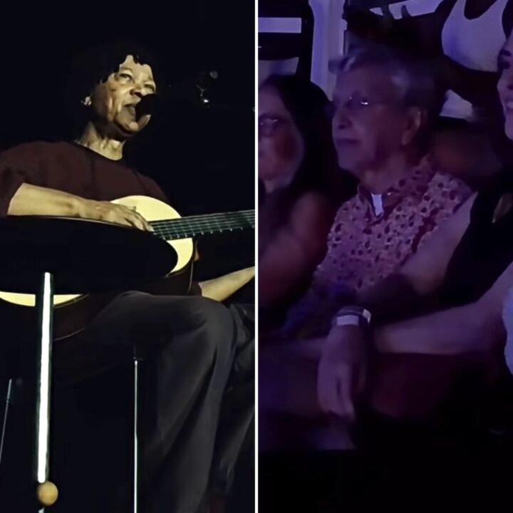 Djavan homenageia Caetano Veloso durante show: ‘Toda saúde e felicidade’