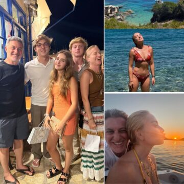 Angélica encanta ao mostrar férias na Grécia com Luciano Huck e os filhos; veja fotos