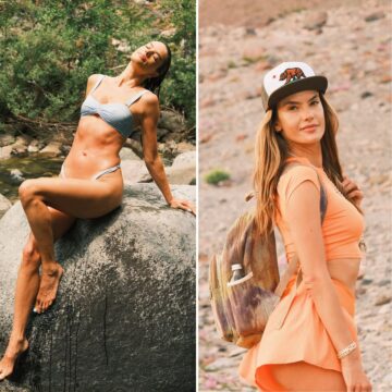 Aos 45 anos, Alessandra Ambrosio exibe corpão em álbum de viagem pelos Estados Unidos