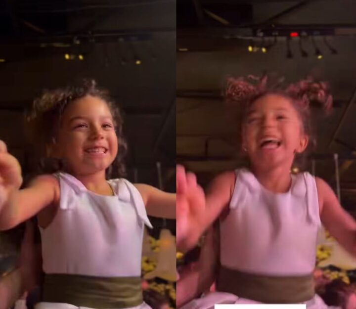 Pequena ‘timbaleira’! Liz, filha de Lore Improta e Leo Santana, se diverte ao som da Timbalada